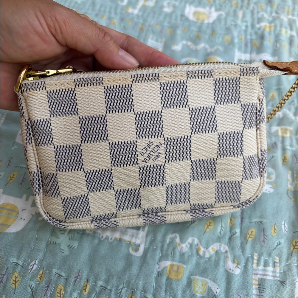 Louis Vuitton Mini Pochette Damier Azur